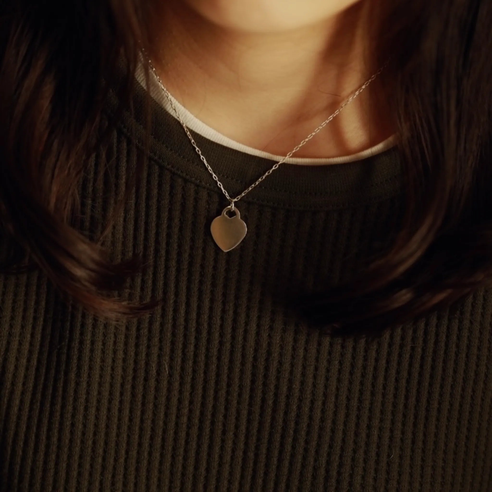 刻印アクセサリー | EMBRACE | Silver925 刻印チャーム "Heart"