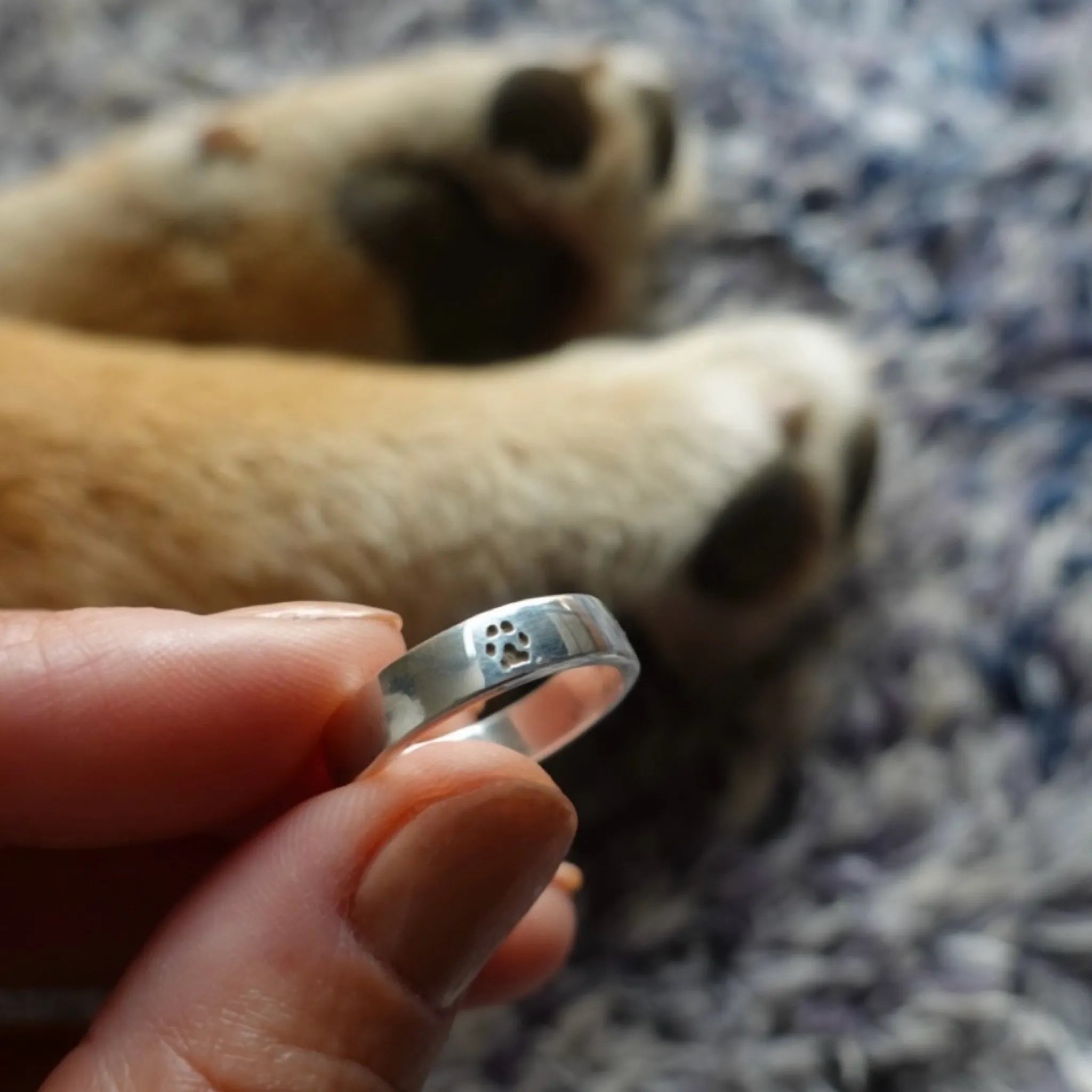 刻印アクセサリー | EMBRACE | Silver925 刻印"FLAT RING"