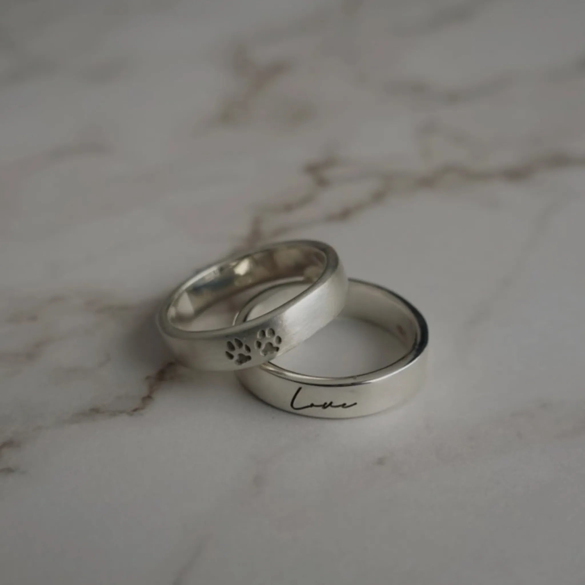 刻印アクセサリー | EMBRACE | Silver925 刻印"FLAT RING"