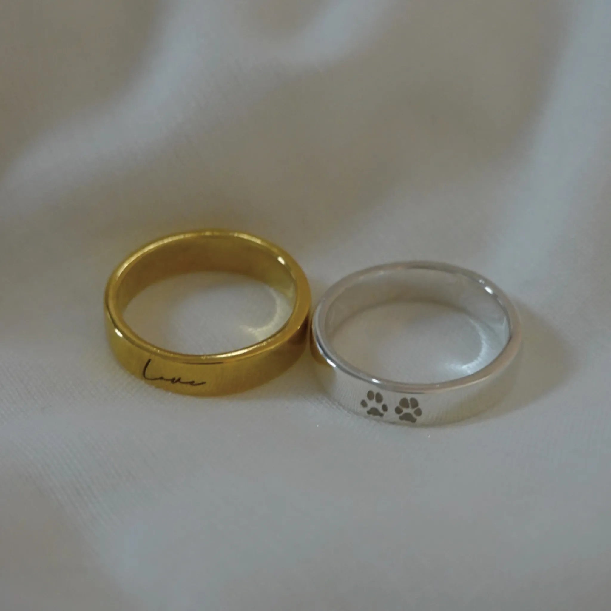刻印アクセサリー | EMBRACE | Silver925 刻印"FLAT RING"