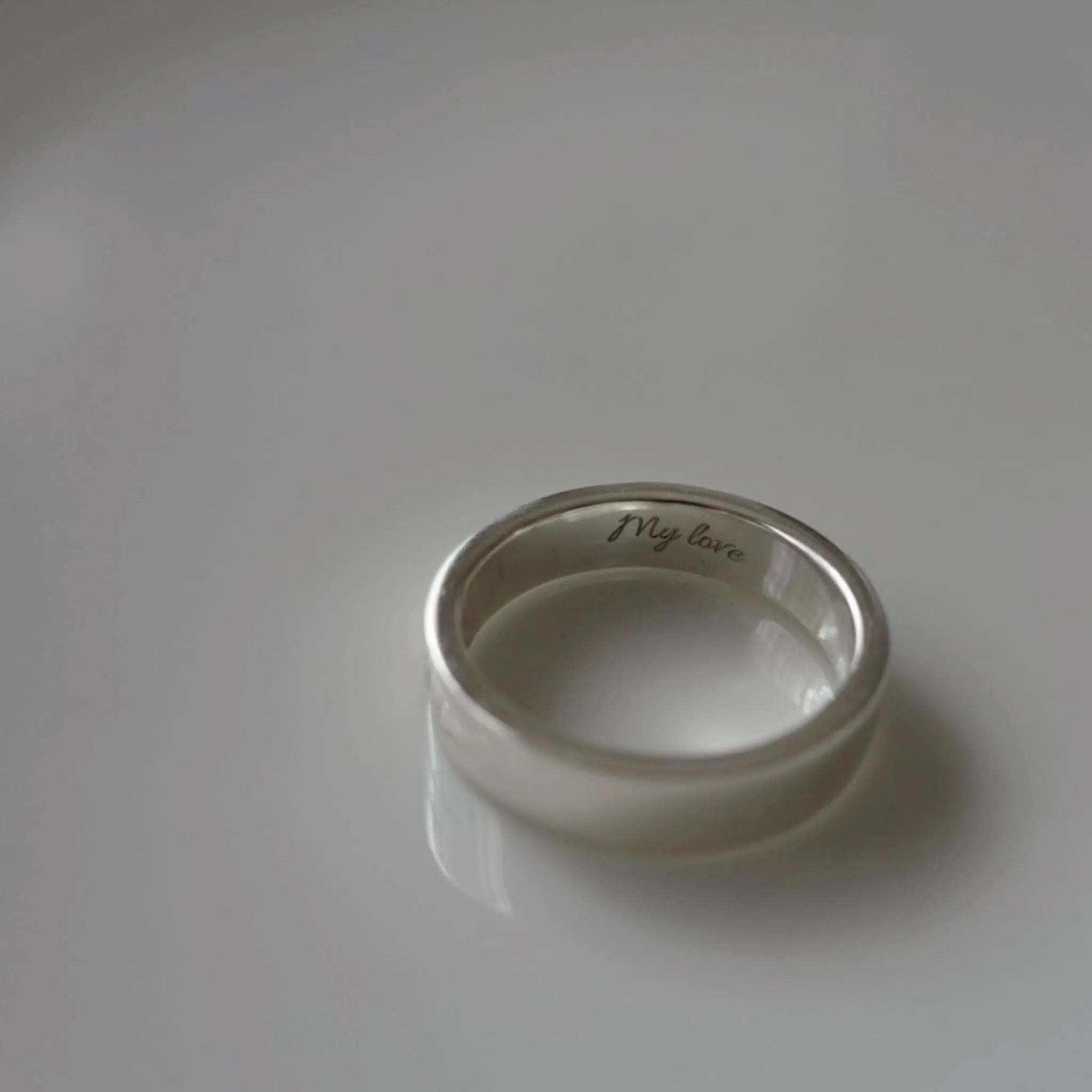 刻印アクセサリー | EMBRACE | Silver925 刻印"FLAT RING"