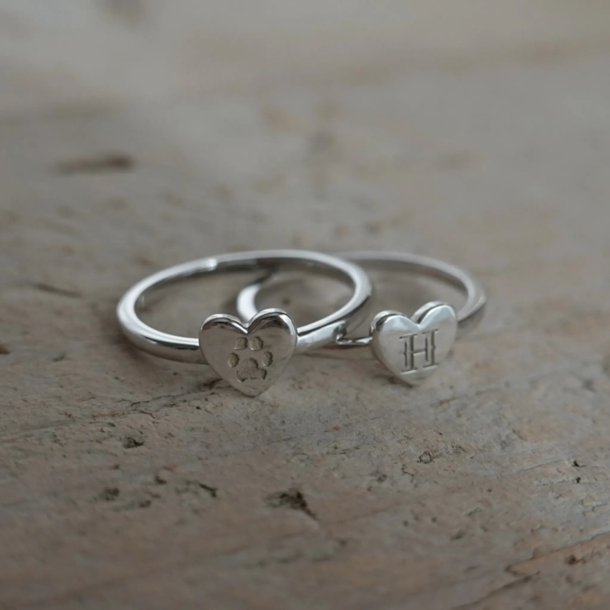 刻印アクセサリー | EMBRACE | Silver925 "Heart Ring"
