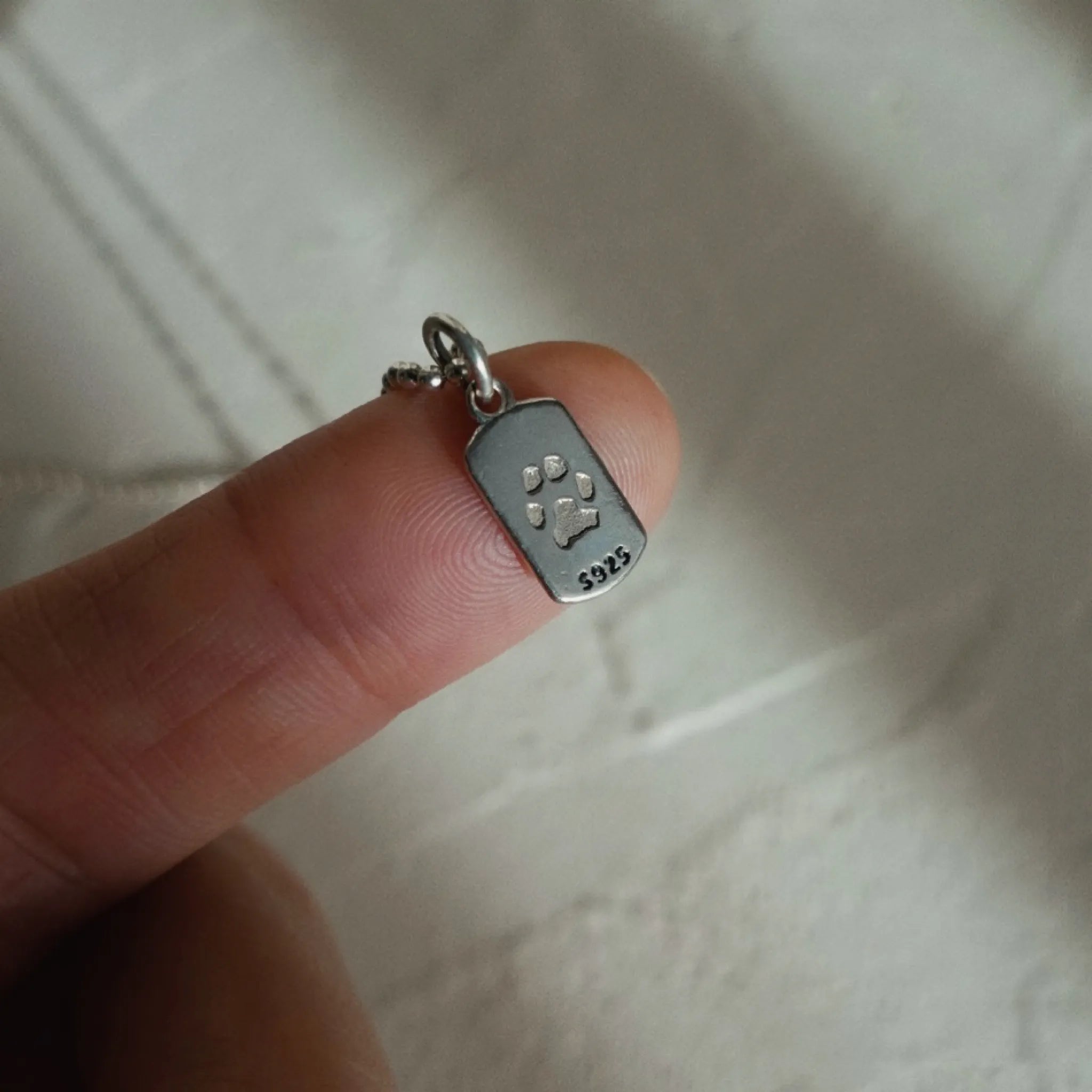 刻印アクセサリー | EMBRACE | Silver925 Micro Tag