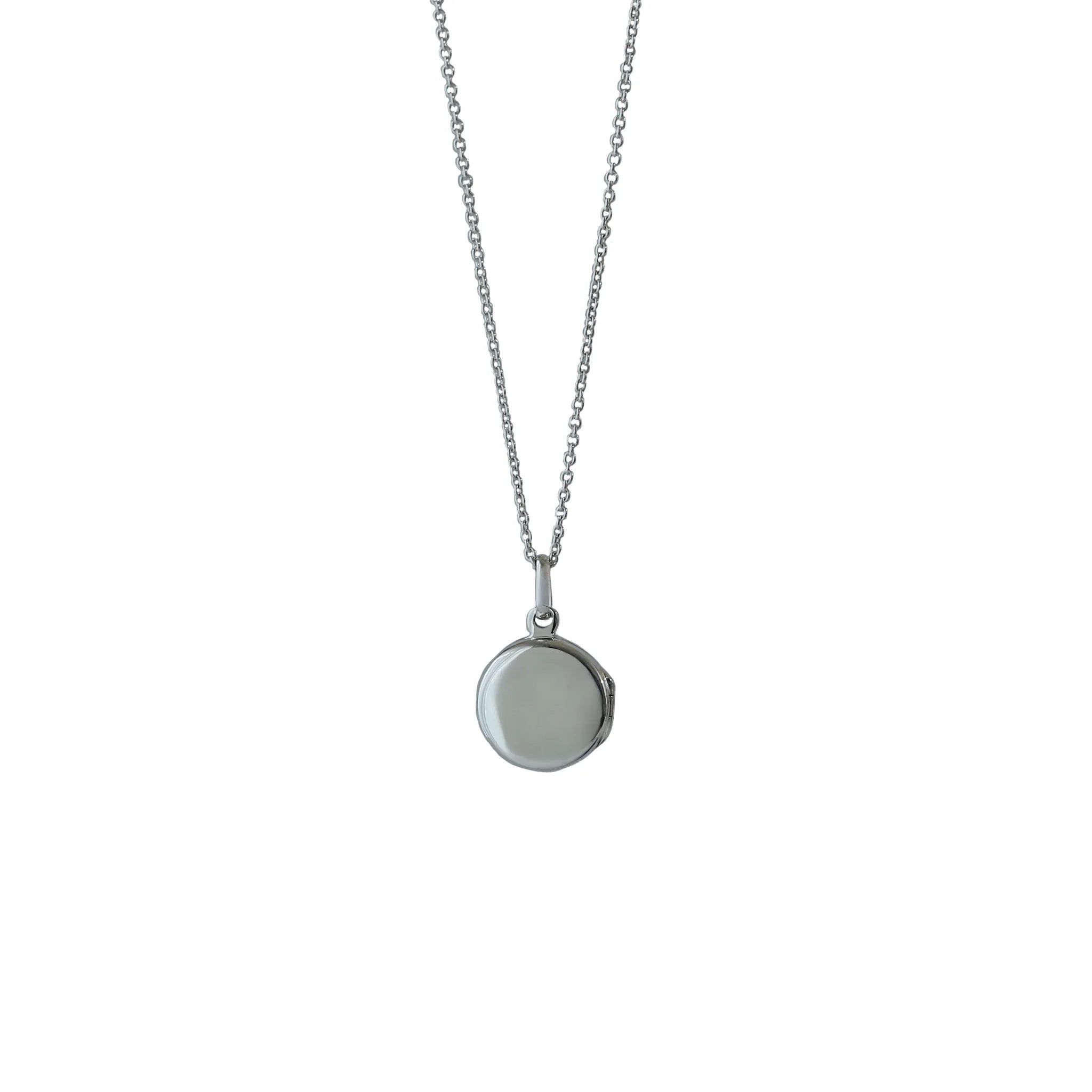 Silver925 ミニサークルロケットペンダント