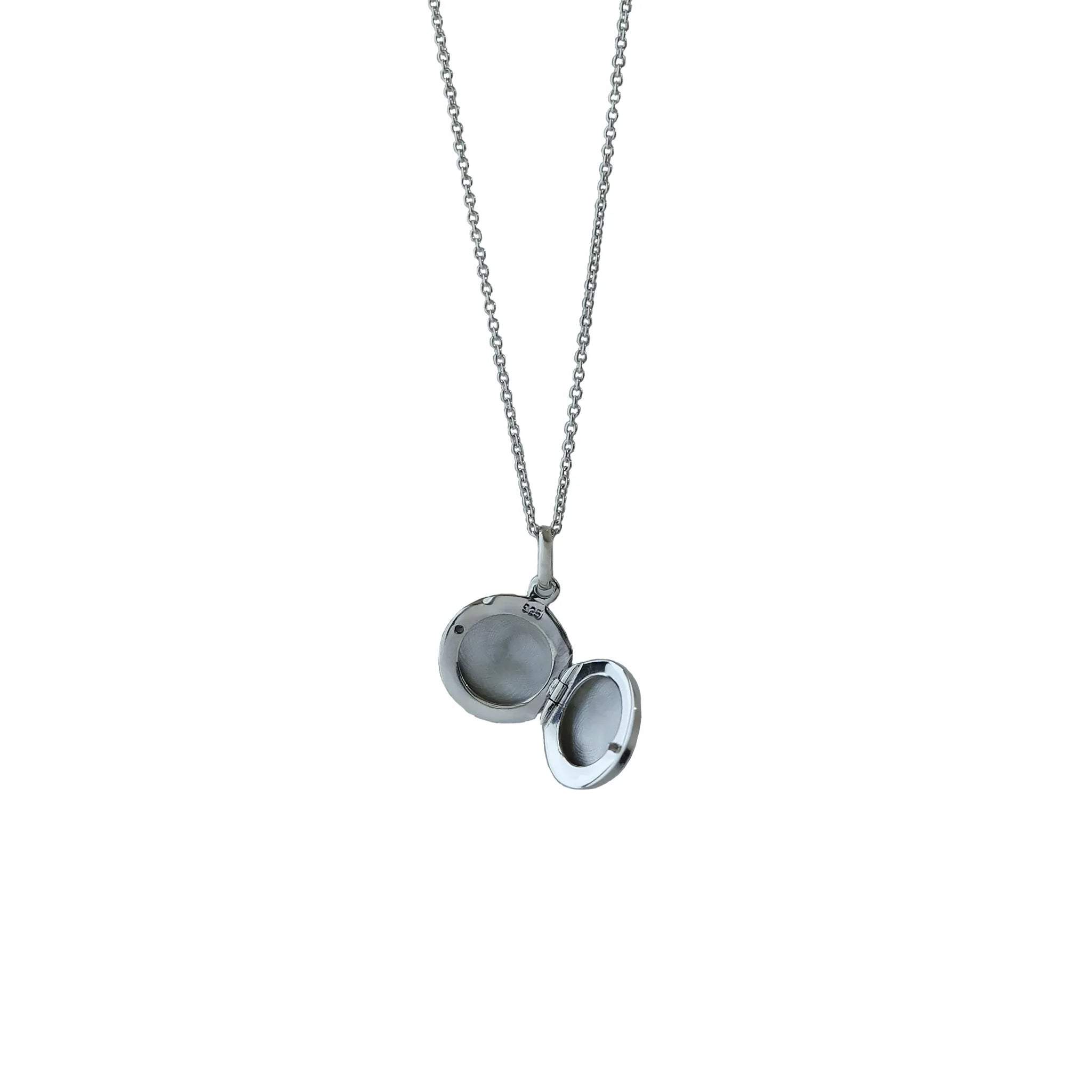 Silver925 ミニサークルロケットペンダント