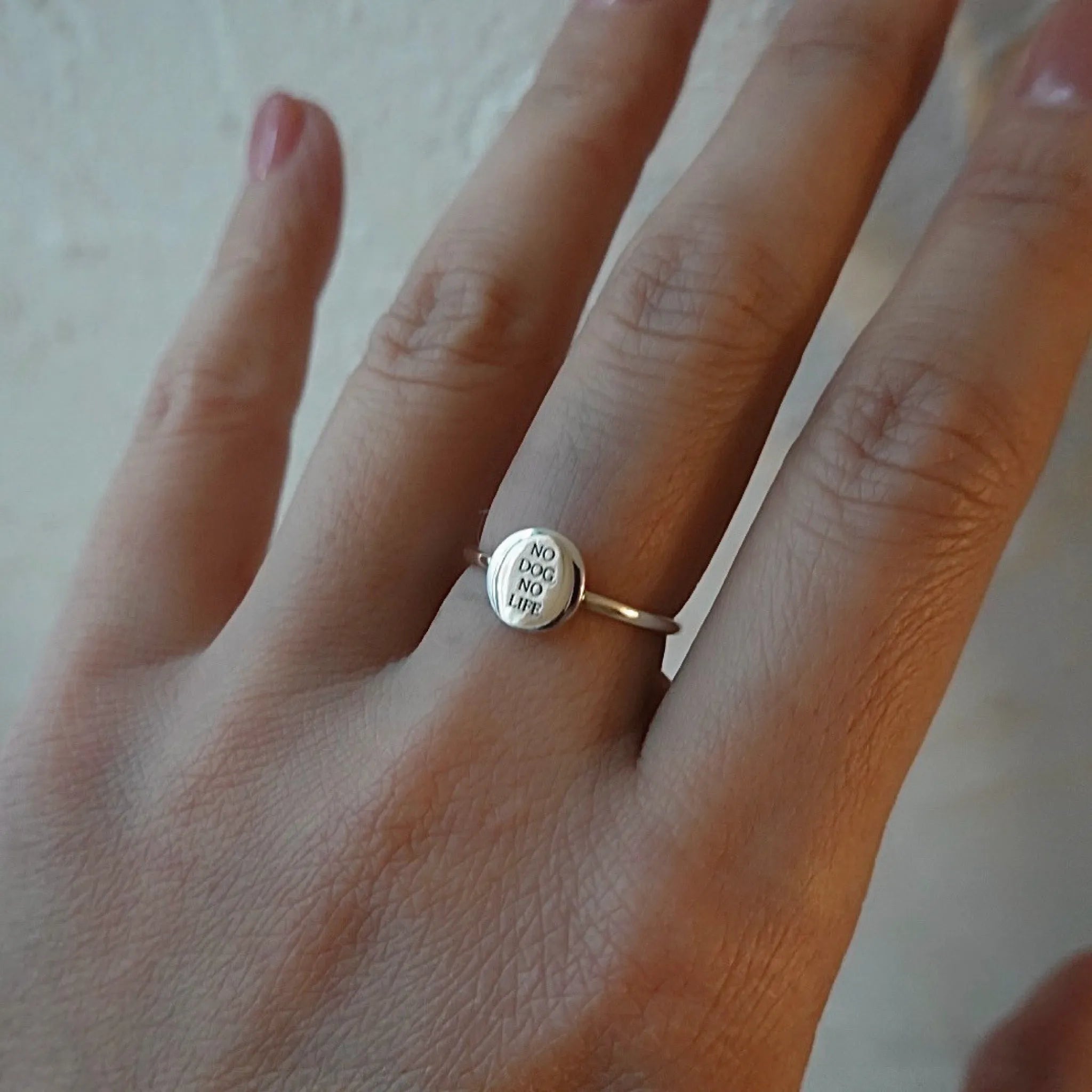 Silver925 å»å° "ROUND RING"