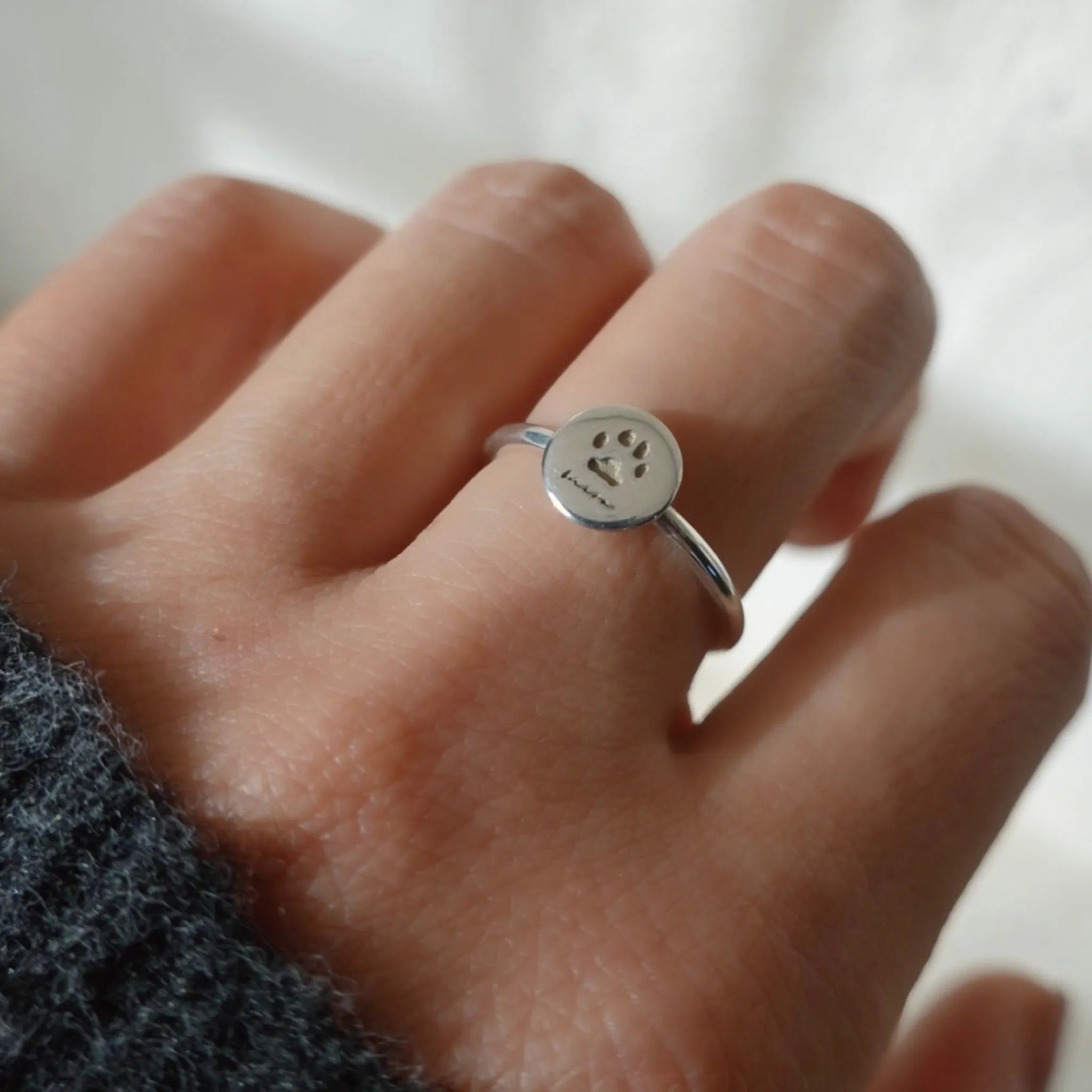 Silver925 å»å° "ROUND RING"