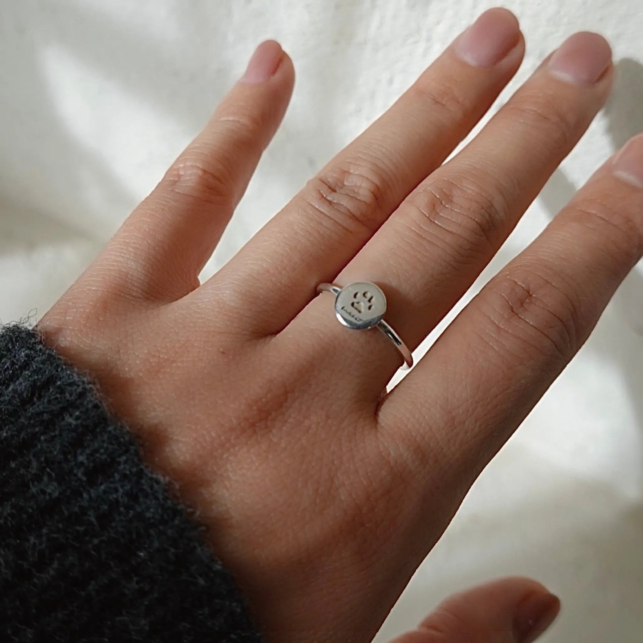 Silver925 å»å° "ROUND RING"