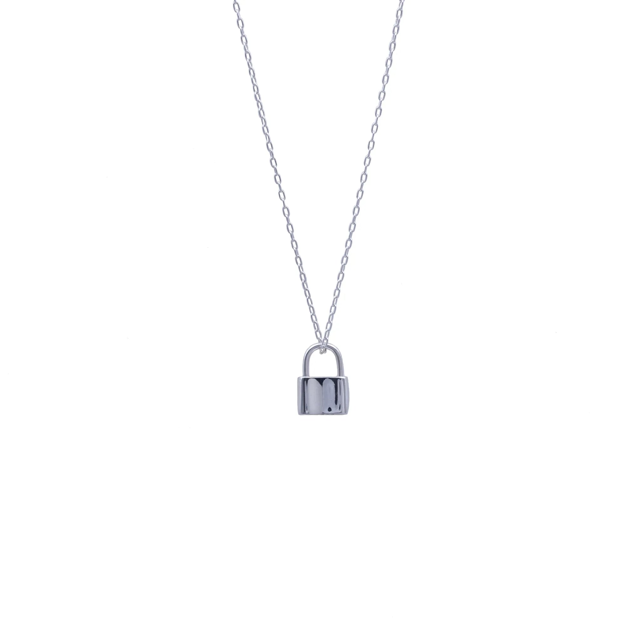 buff silver925 フェザー ペンダントチャーム 刻印 刻印アクセサリー | EMBRACE | Silver925 刻印チャーム REAL PADLOCK