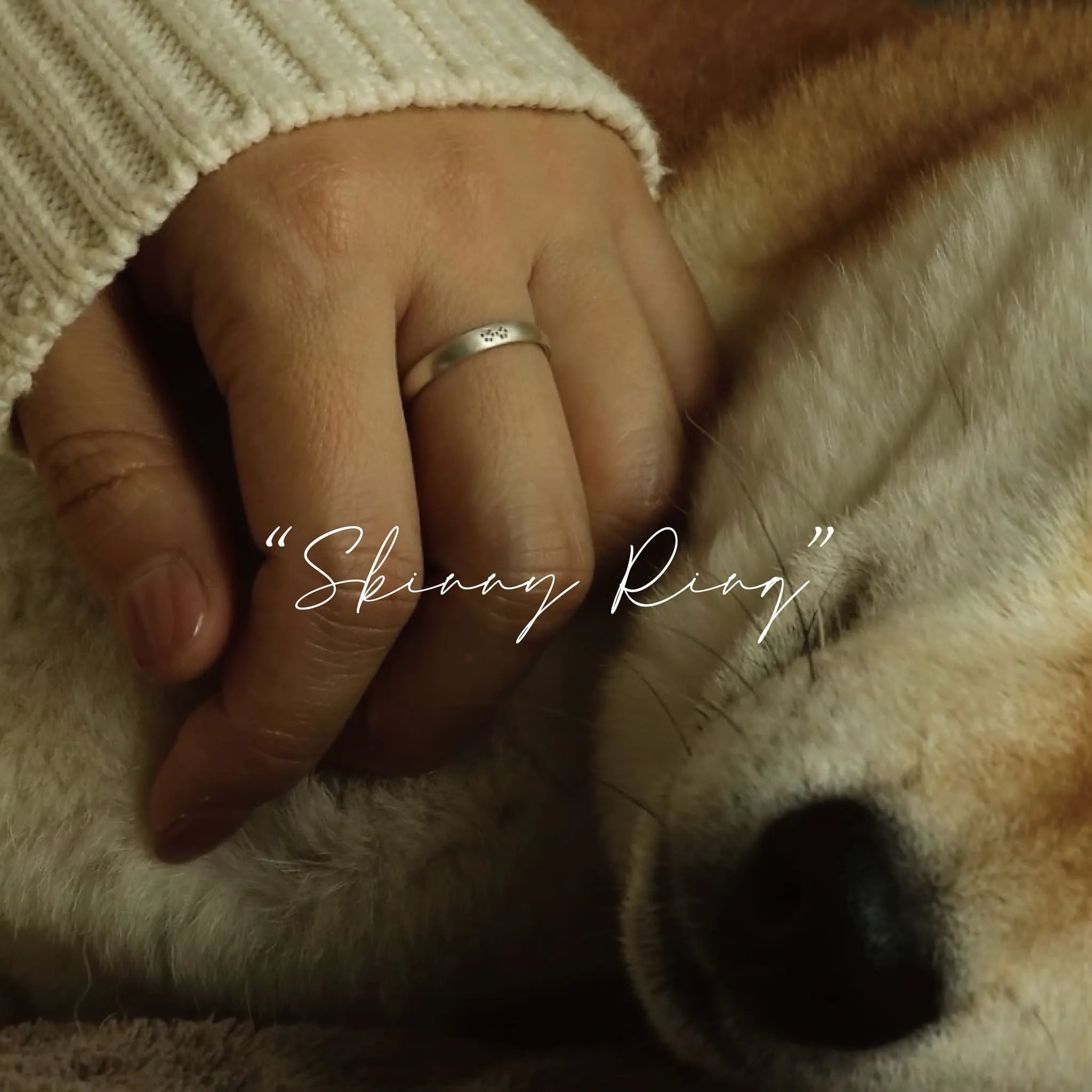 刻印アクセサリー | EMBRACE | Silver925 刻印"SKINNY RING"