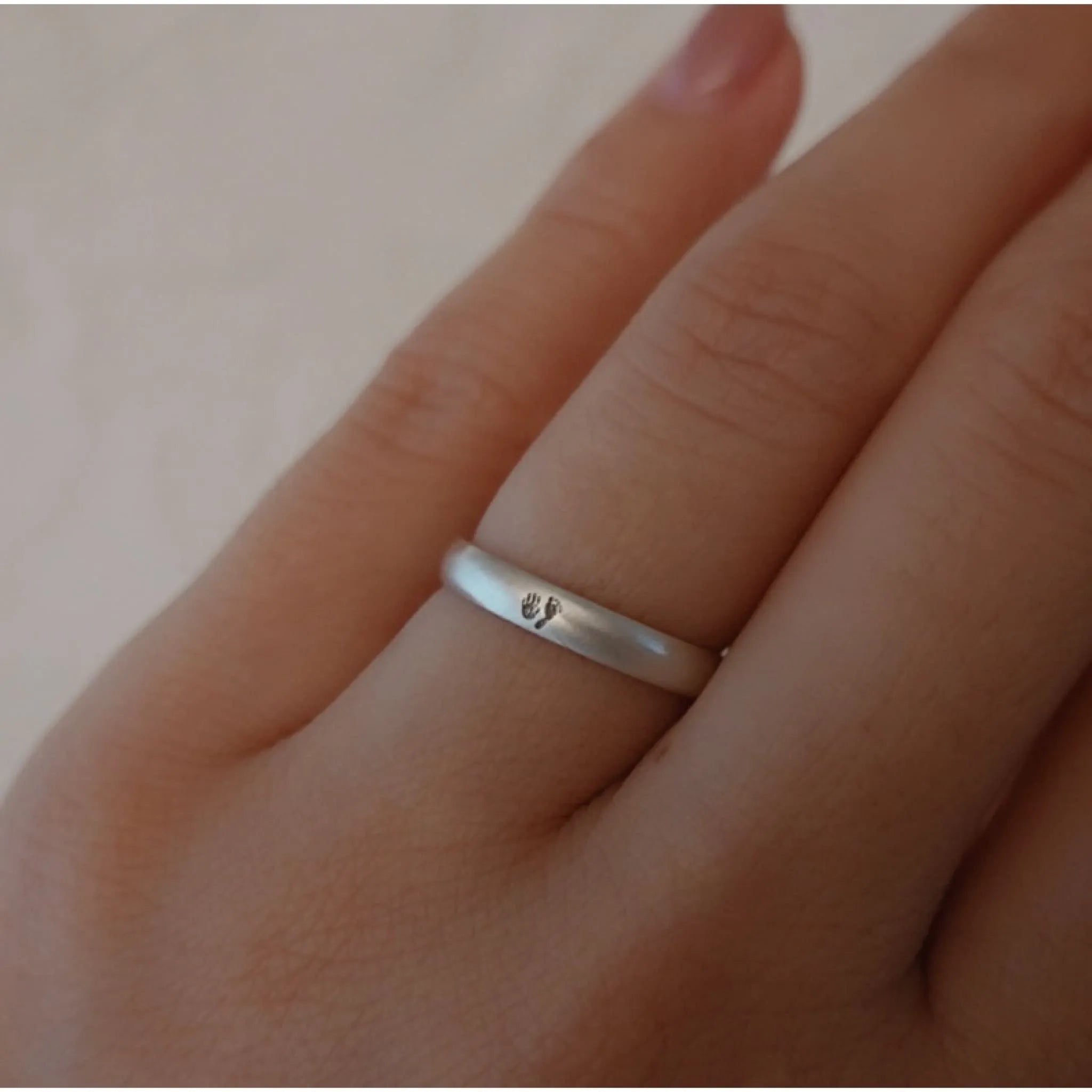 刻印アクセサリー | EMBRACE | Silver925 刻印"SKINNY RING"