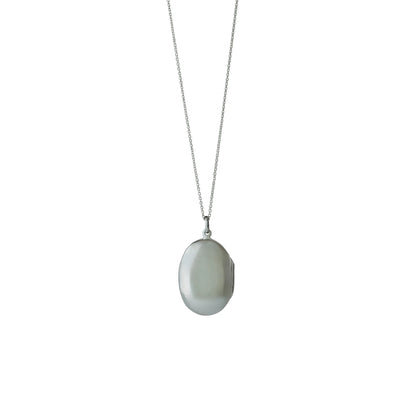 Silver925 ビッグオーバルロケットペンダント