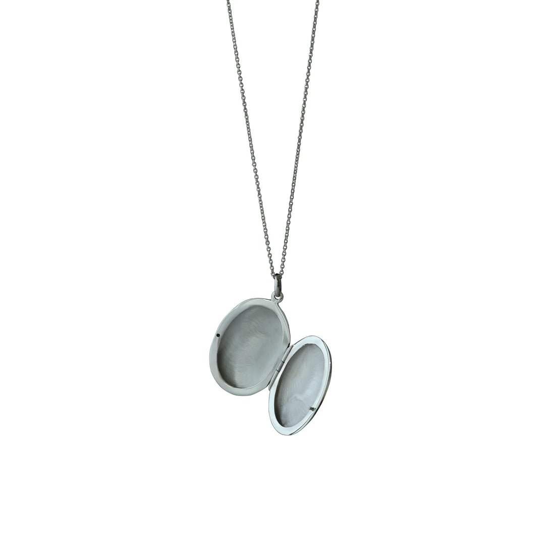 Silver925 ビッグオーバルロケットペンダント