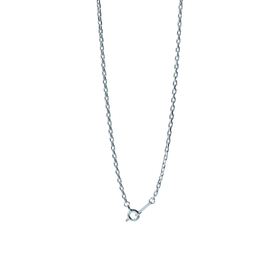 Silver925 カット小豆ロングロングチェーン