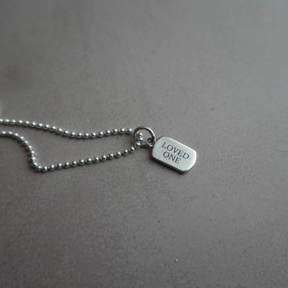刻印アクセサリー | EMBRACE | Silver925 Micro Tag